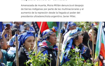 Moira Millán, la voz del pueblo mapuche contra el «terricidio» (artículo en radio canada)